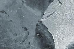 南极洲巨型冰山再次脱离冰架，或与气候变化有关